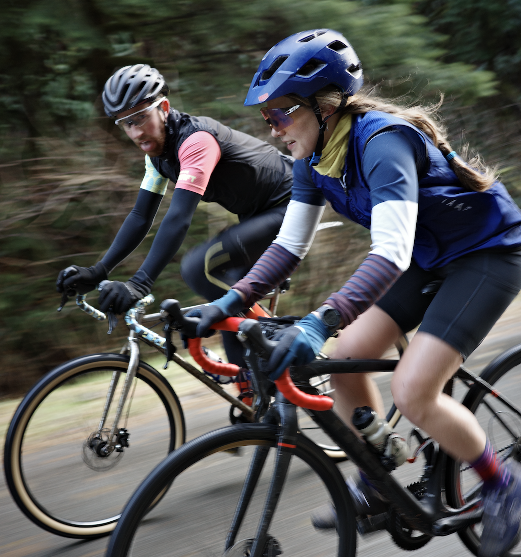 Cyclists on a road ride, Shift Clinic treats active Vancouverites