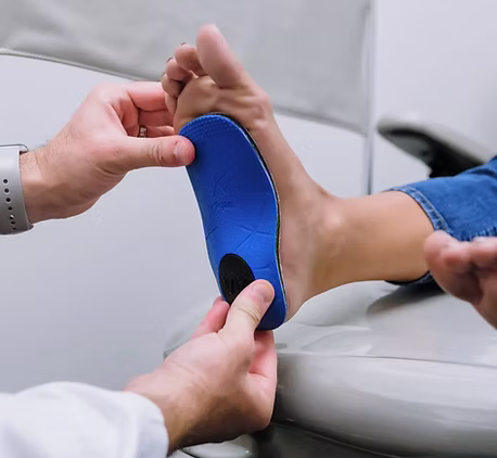 Custom foot orthotics
